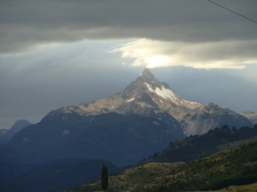 ein Vulkan in Patagonien